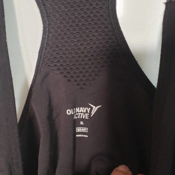 OLD NAVY Black Racerback Padded Athletic Sports Bra XL - Picture 5 of 5